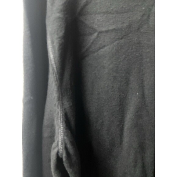 Calvin Klein Jeans Sweater Mens XL Black  Long Sleeved Quarter Zip Tight Knit - Picture 5 of 6